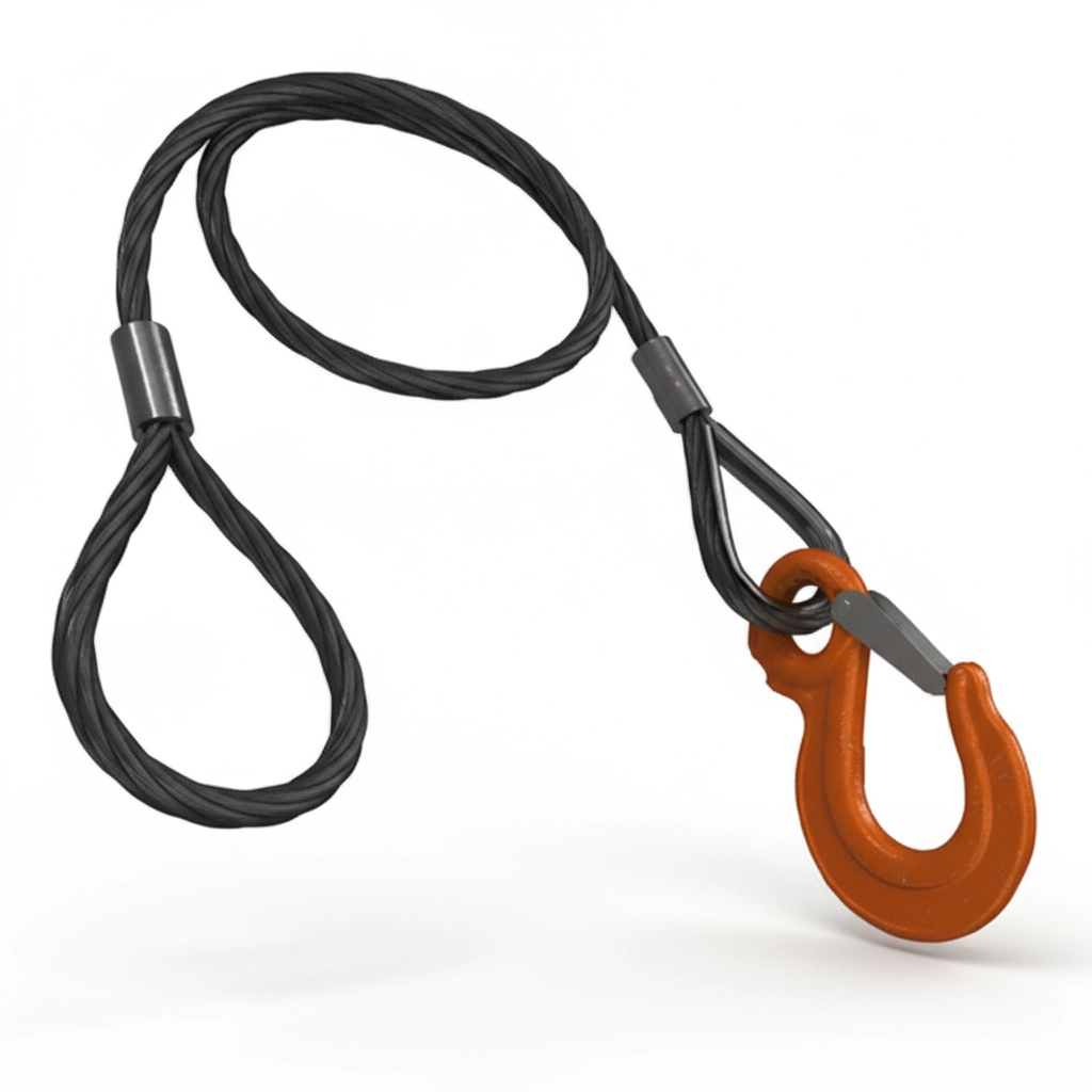 Строп канатный одноветвевой 1СК-1т 3.5м (опрессовка)