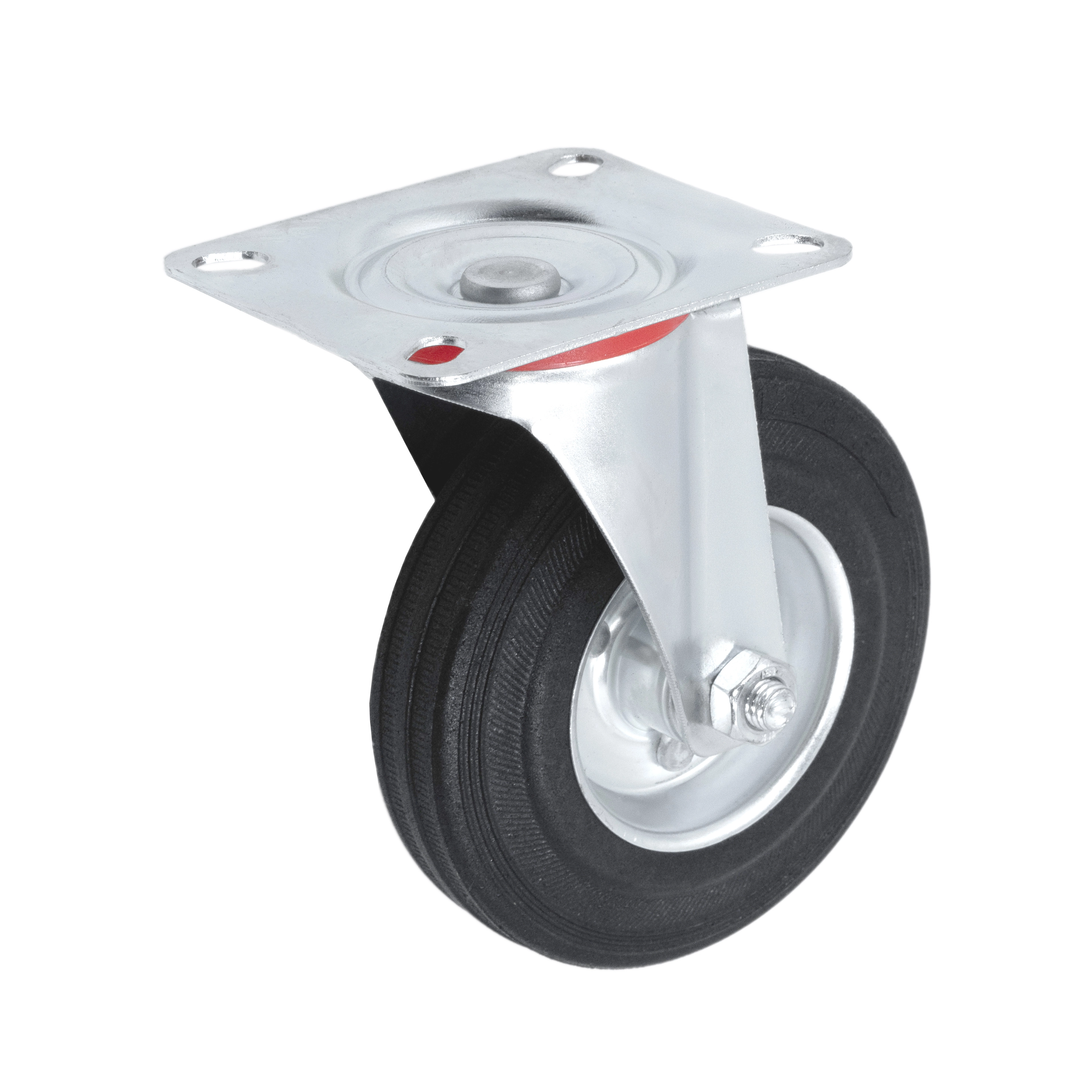 SC 55L - Промышленное колесо 125 мм (площадка, поворотн., черн. рез., роликоподш.,без пыльников)