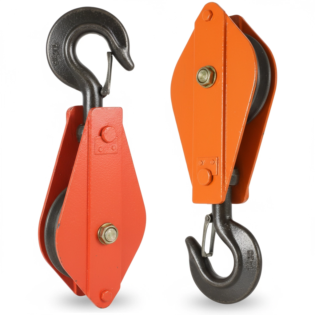 Блок монтажный однорольный с крюком 0.5 т 1 ролик